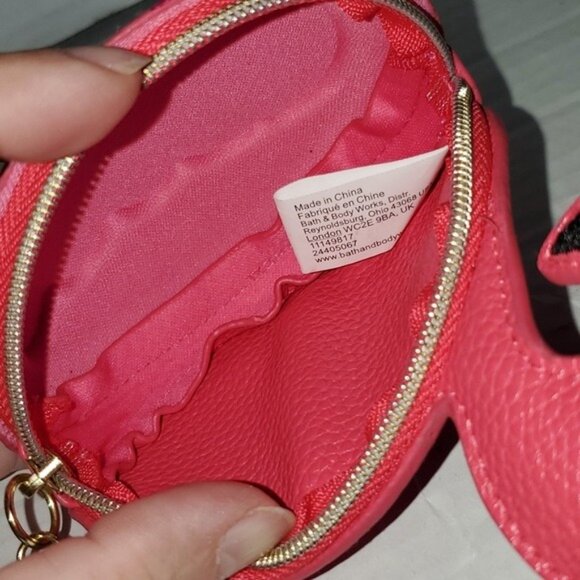 FlamingoBath & Bodyworks Keychain Coin Cardholder Change Pouch Purse Pink - Picture 11 of 16